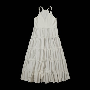 Rib frill op /white