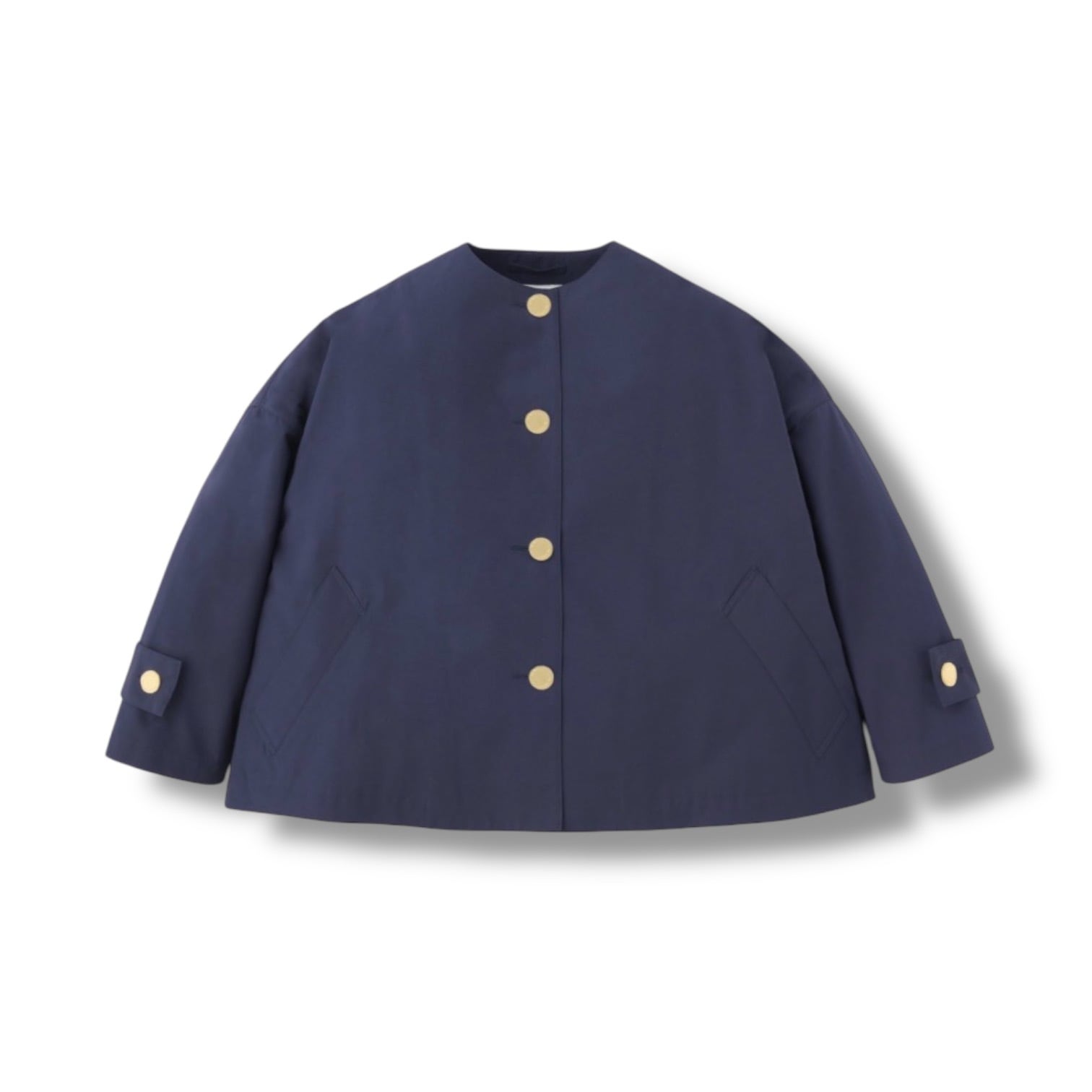 Women's MALTON NO COLLAR SHORT-Sun Filter Ink〖Traditional Weatherwear〗マールトン ノーカラー ショート L261KGFCO0466RO