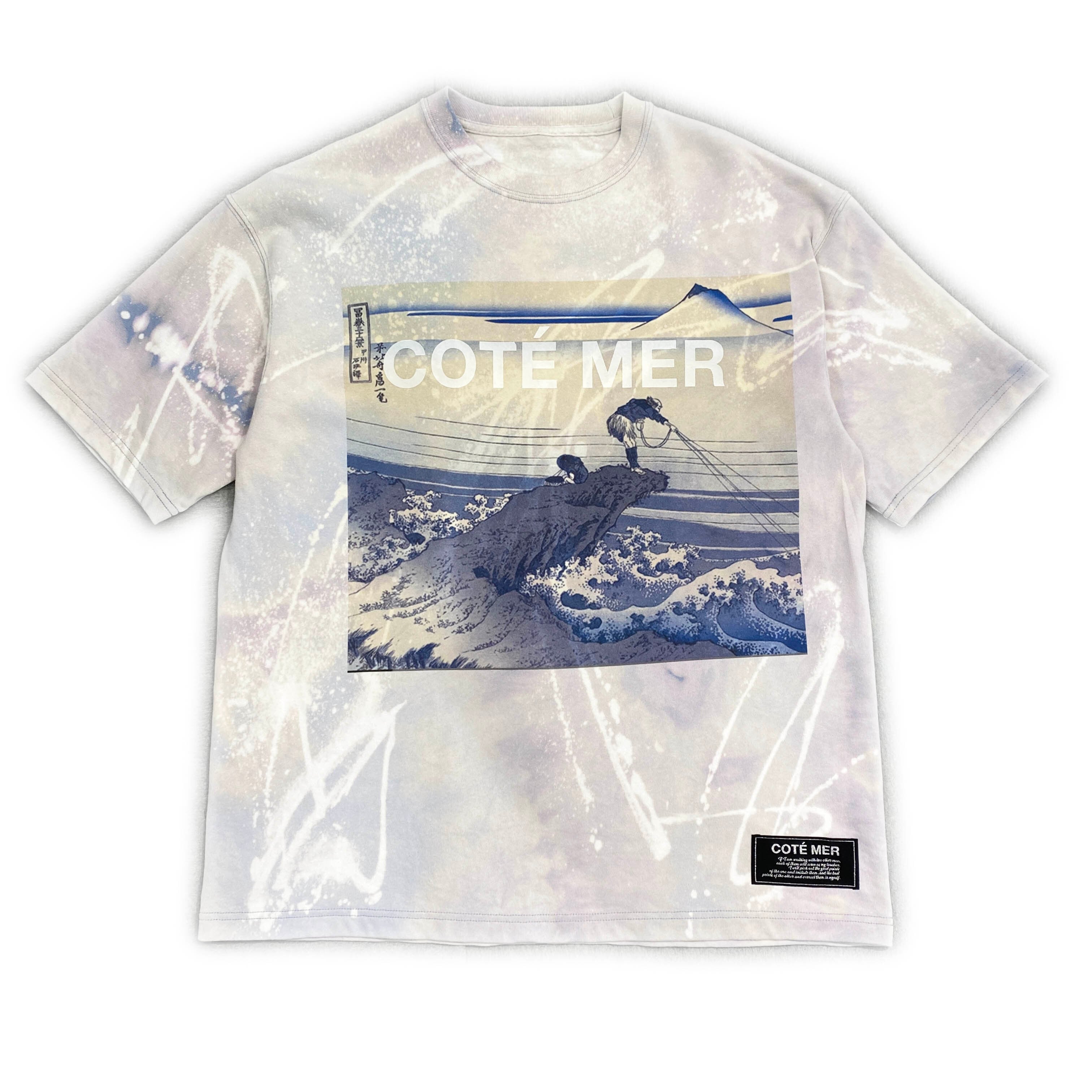 tshirts208】Lsize bleached T-SHIRTS blue | 【COTEMER コートメール ...