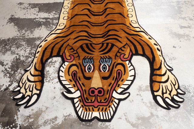 Tibetan Tiger Rug 《XXXXLサイズ•ウール001》チベタンタイガーラグ