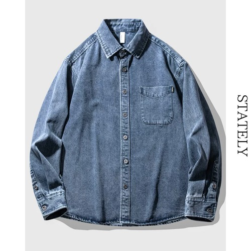 Vintage Denim シャツ ジャケット/3color_O36 画像