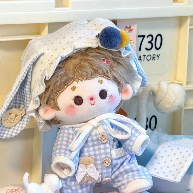 ♥超レア 可愛い 20cm着せ替えぬいぐるみ NO.30♥ 20cmぬいぐるみ用 氷雪プリンセス風 雪の結晶 チュールワンピース
