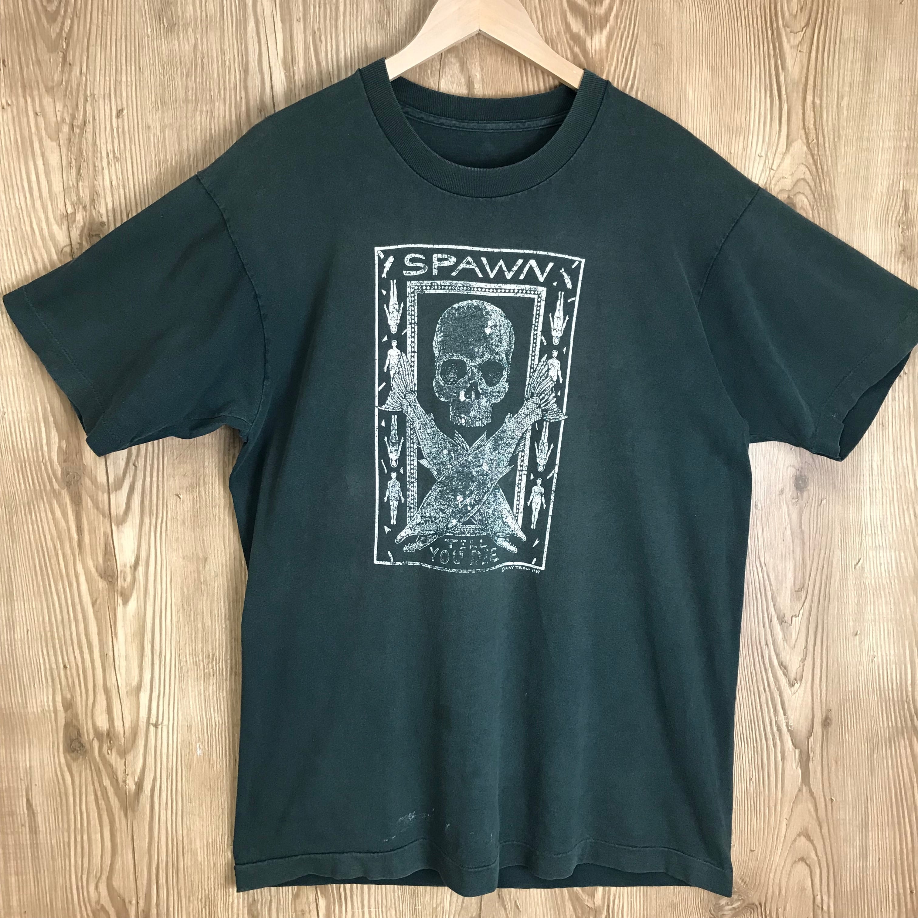 スポーン Tシャツ 古着 XLサイズ アメコミ ブラック 黒 レアSPAWN Tシャツ M 黒 スポーン アメコミ - メルカリ