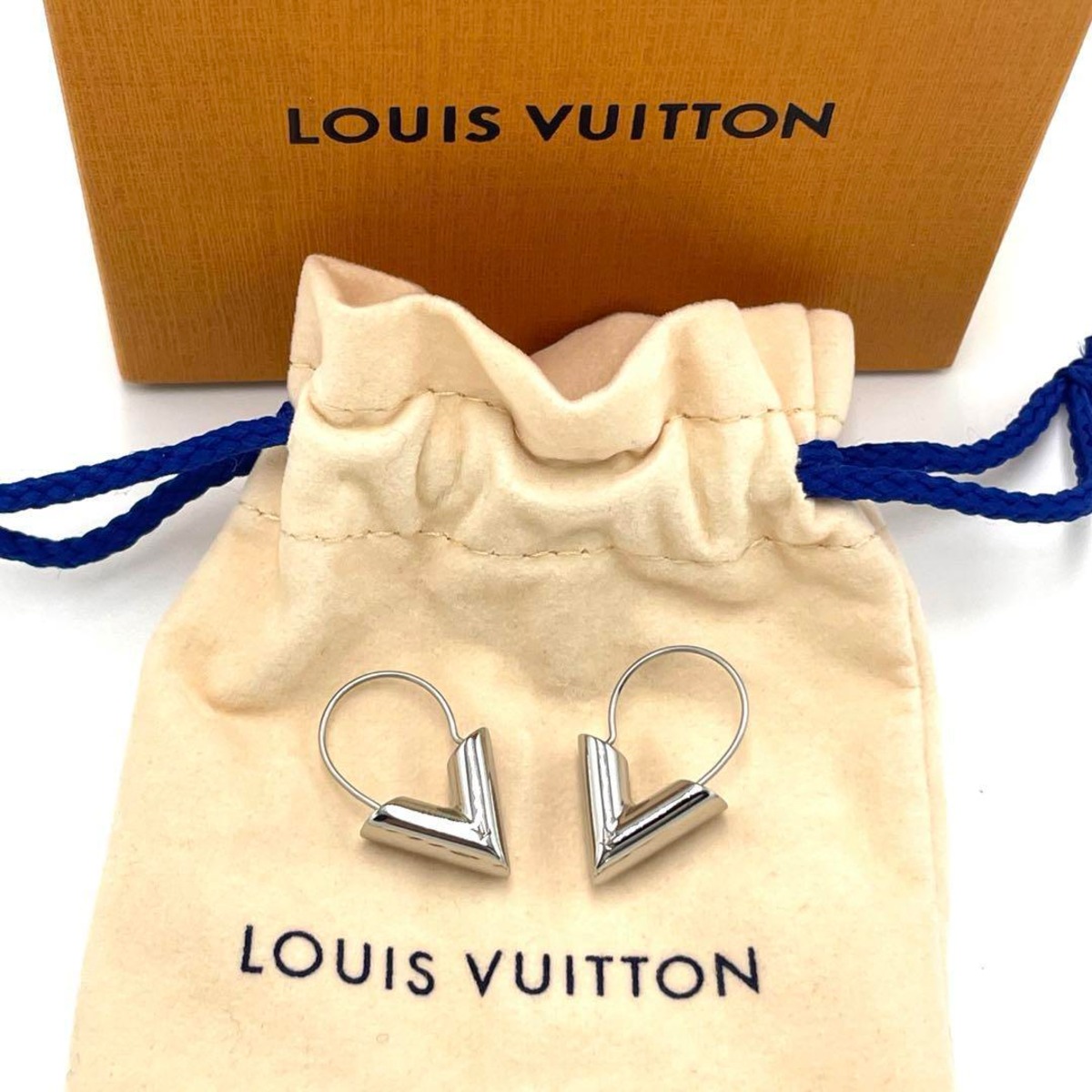 No.133 【超美品】LouisVuitton ルイヴィトン ピアス フープイヤリング 