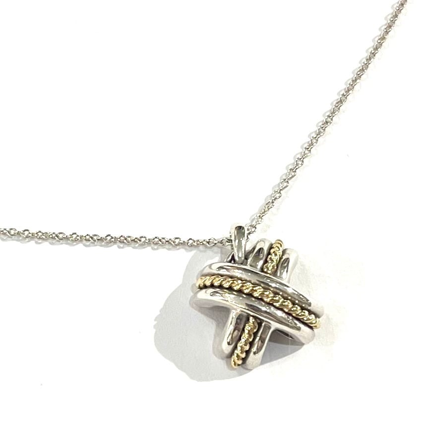 TIFFANY&CO.】2910 ティファニー silver925×K18 YG ティファニー