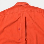 90s Ralph Lauren ワンポイント ボタンダウン 半袖シャツ オレンジ