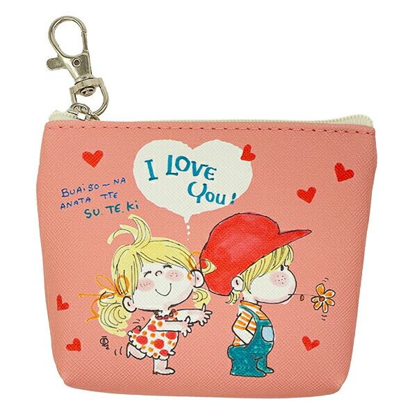 水森亜土 プチポーチ ピンク | キャラクターグッズの「Perfect World