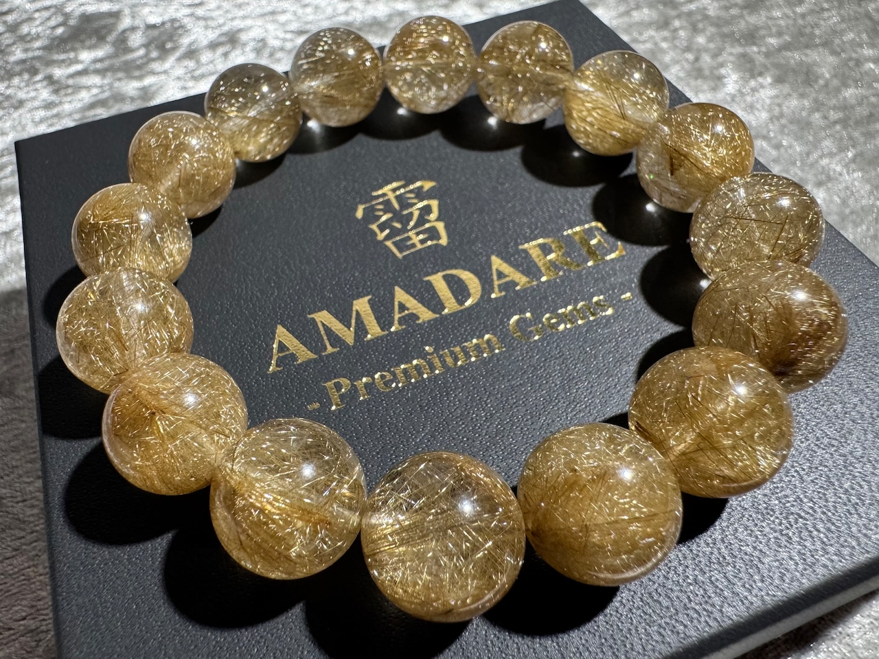 No.1637【SS】ヴィーナスヘアルチルクォーツブレスレット