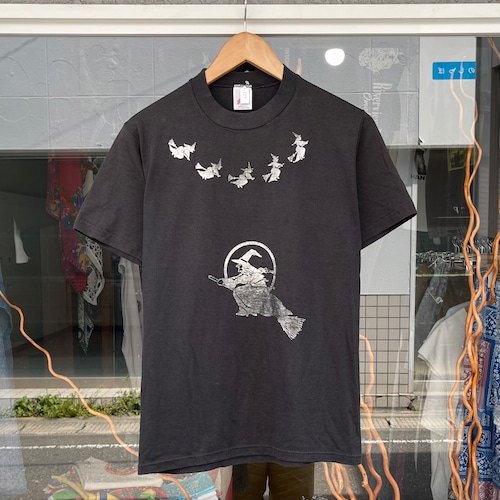 【Sz:M】90s JERZEES 『魔女』Tシャツ　USA製