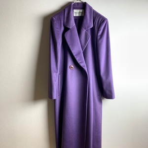 ～"long coat" cashmere & purple～