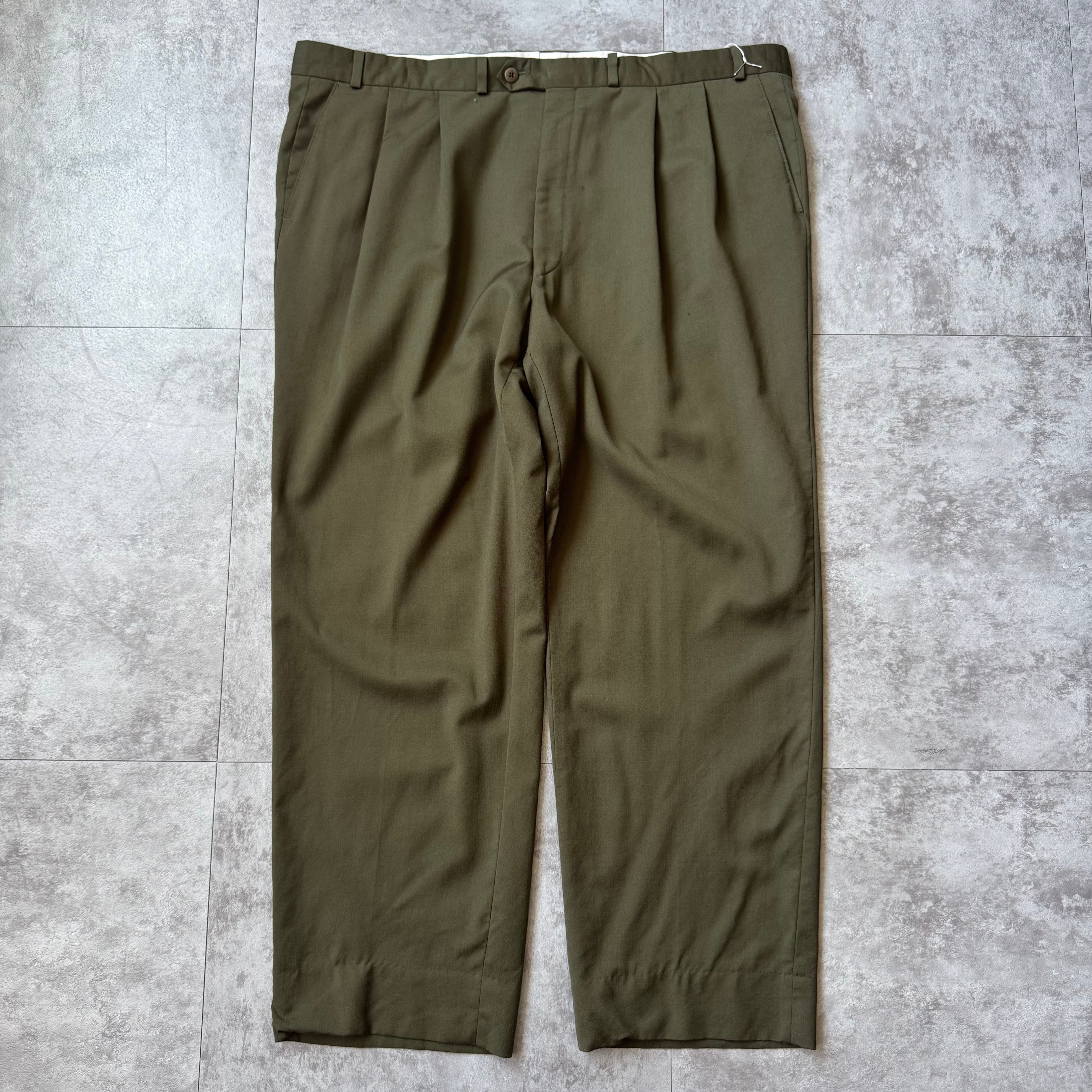 1950's US Vintage 2tuck Wool Gab Slacks / 50年代 アメリカン