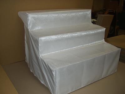 後飾り祭壇 3段（白）段ボール祭壇 カバー付き | cartonbox