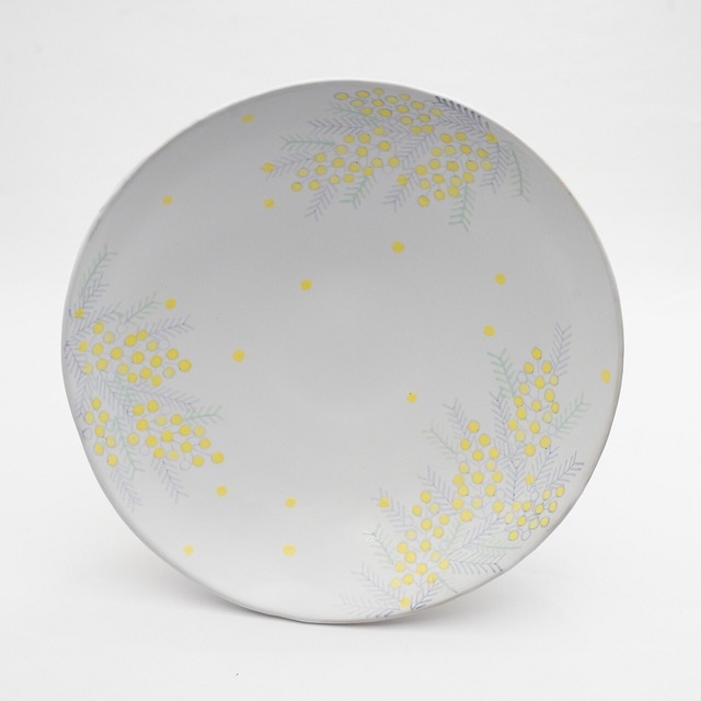 【木村扶由子】パスタ皿　ミモザ　1-C