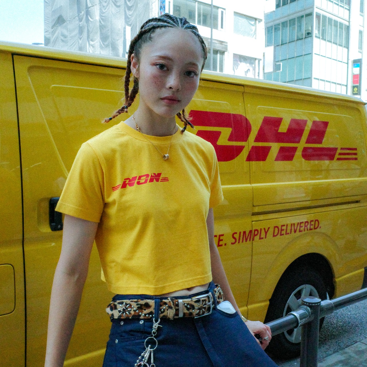 Driver's T-shirt -yellow-