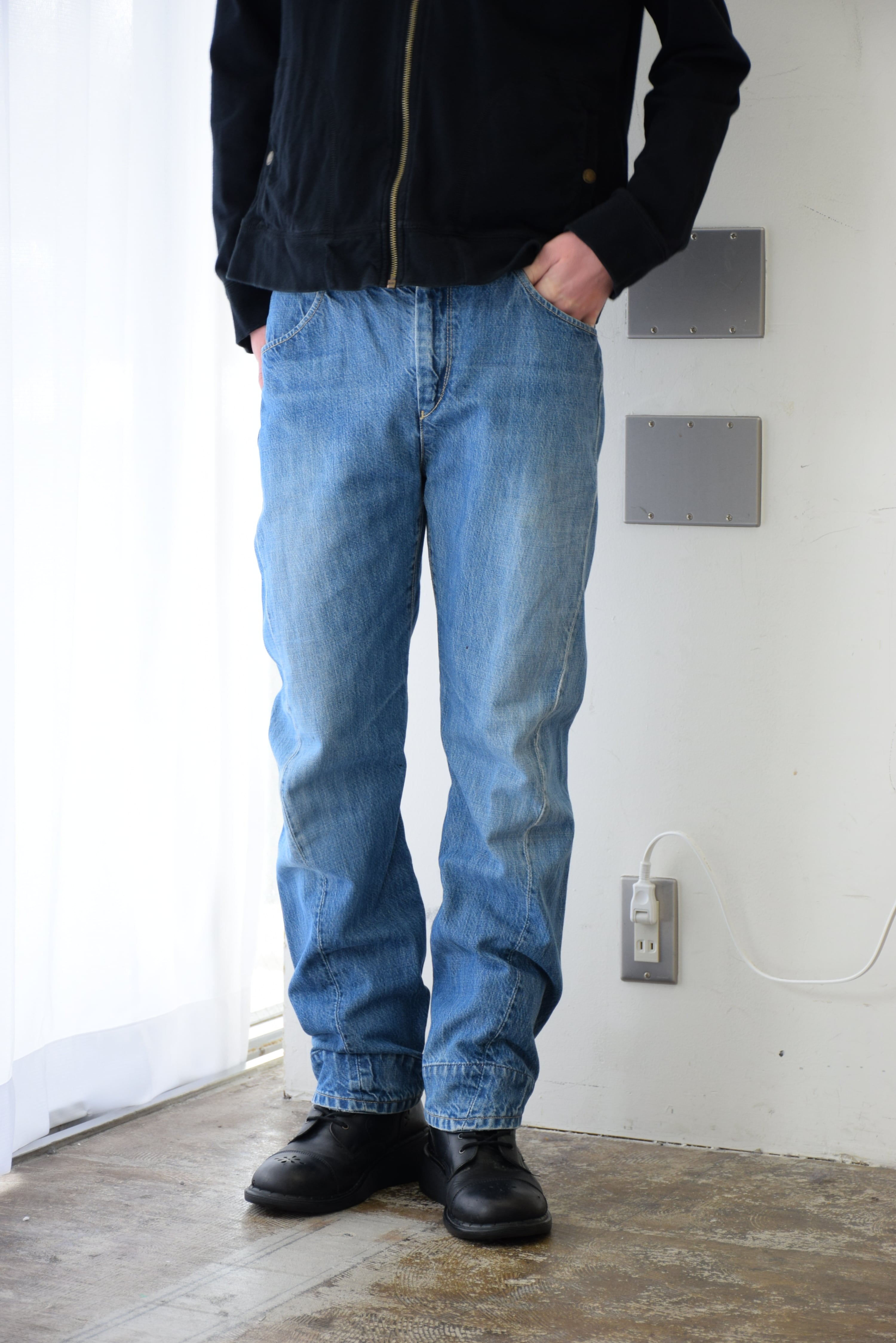 00's EURO Levi's エンジニアードジーンズ メンズW30L34 ライトブルー
