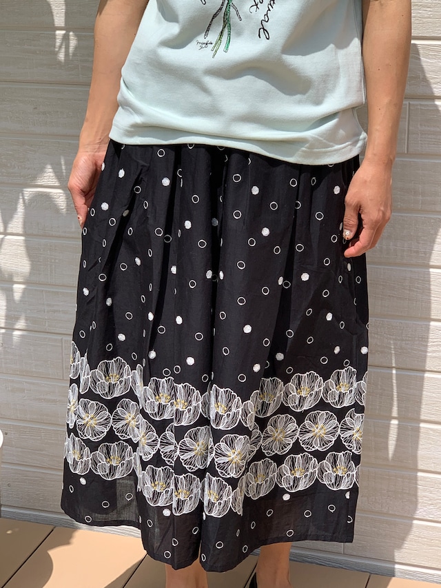 marble SUD(マーブルシュッド)　サンカヨウ　ギャザースカート