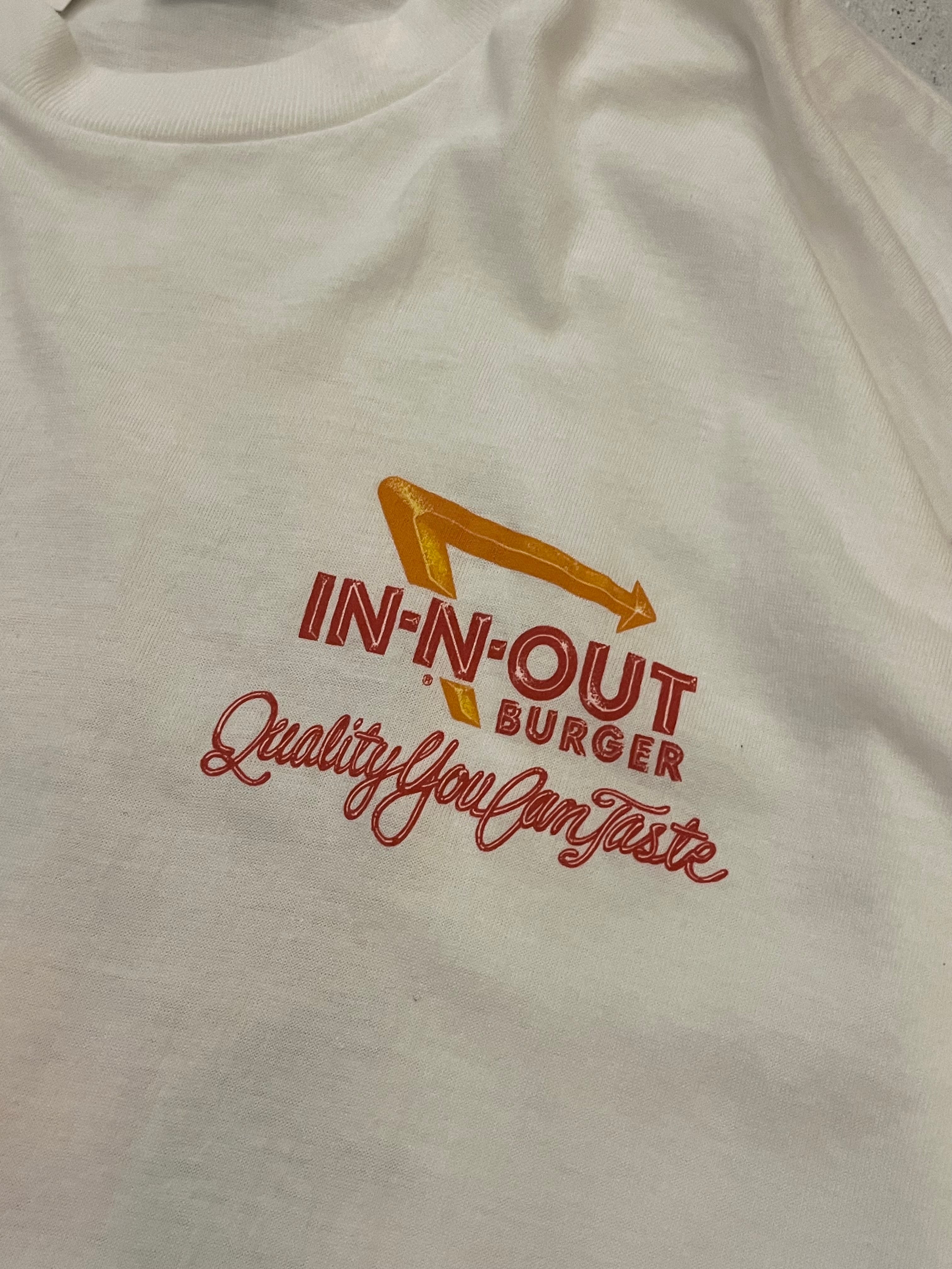 Deadstock 90s IN-N-OUT BURGER t-shirt Made in U.S.A. デッド