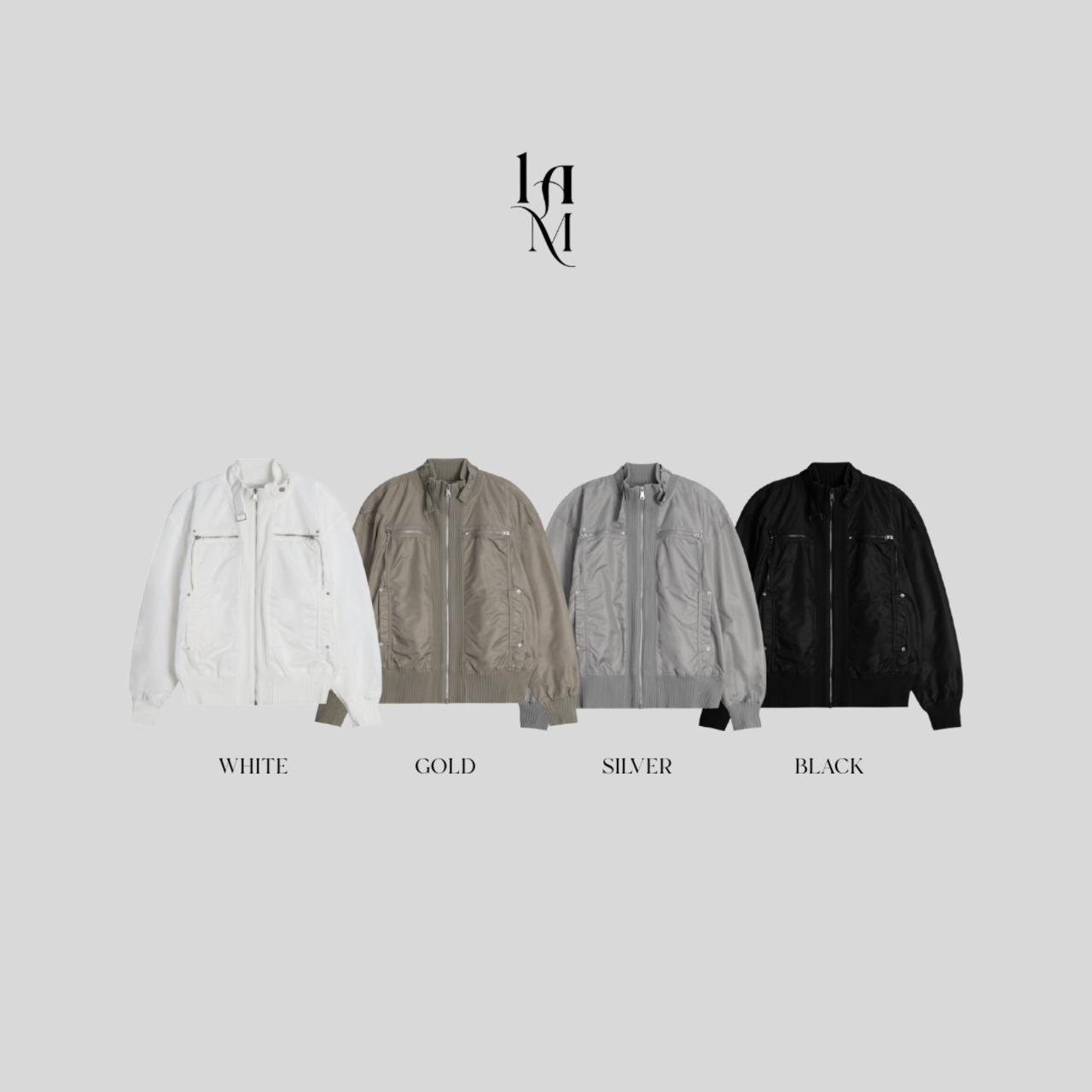 Cropped Refined Zipper Lightweight Jacket (4color) - 2