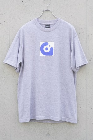gravis 90s–00s Early Symbol Logo T-Shirt / Made in USA / Heather Gray / L