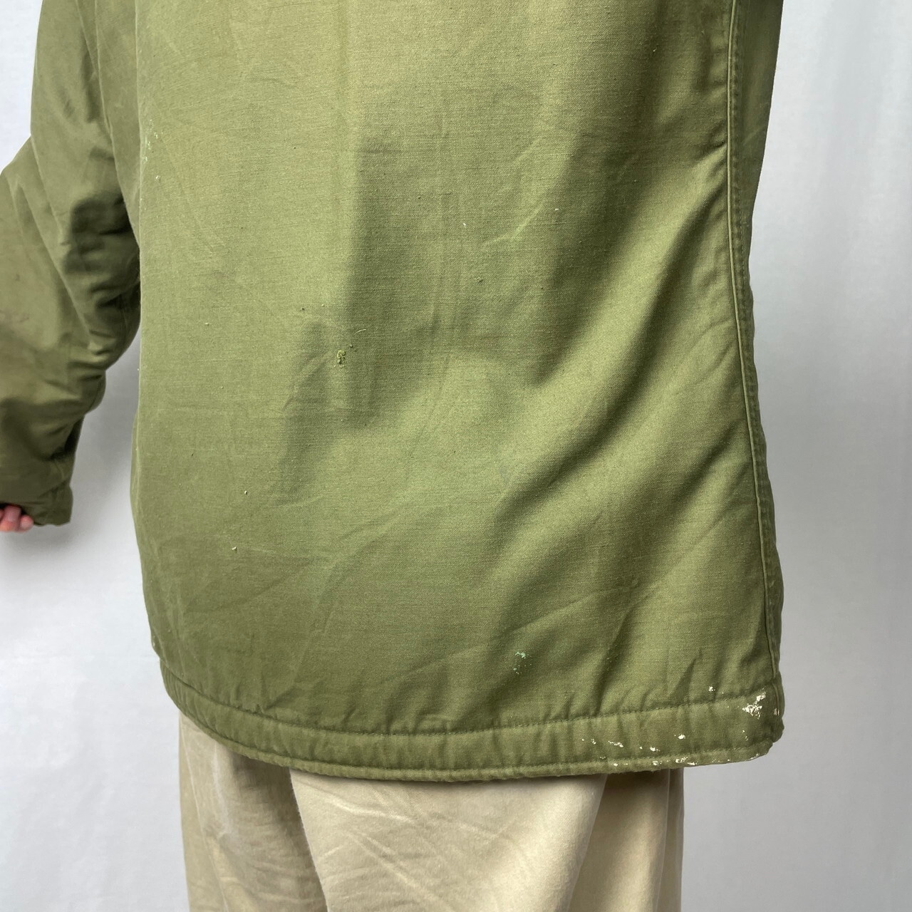 70年代 米軍実品 U.S.NAVY A-2 デッキジャケット MEDIUM メンズL相当 