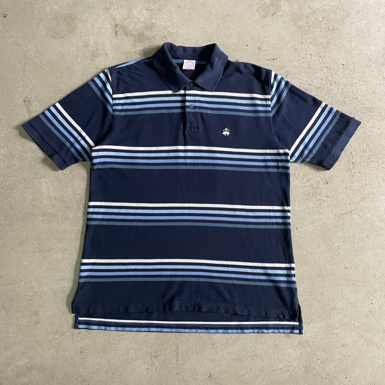 90年代 Brooks Brothers 346 ブルックスブラザーズ 鹿の子 ボーダー 