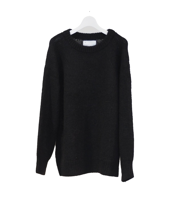 【LAST1】 MOHAIR KNIT Big Pullover(BLK)