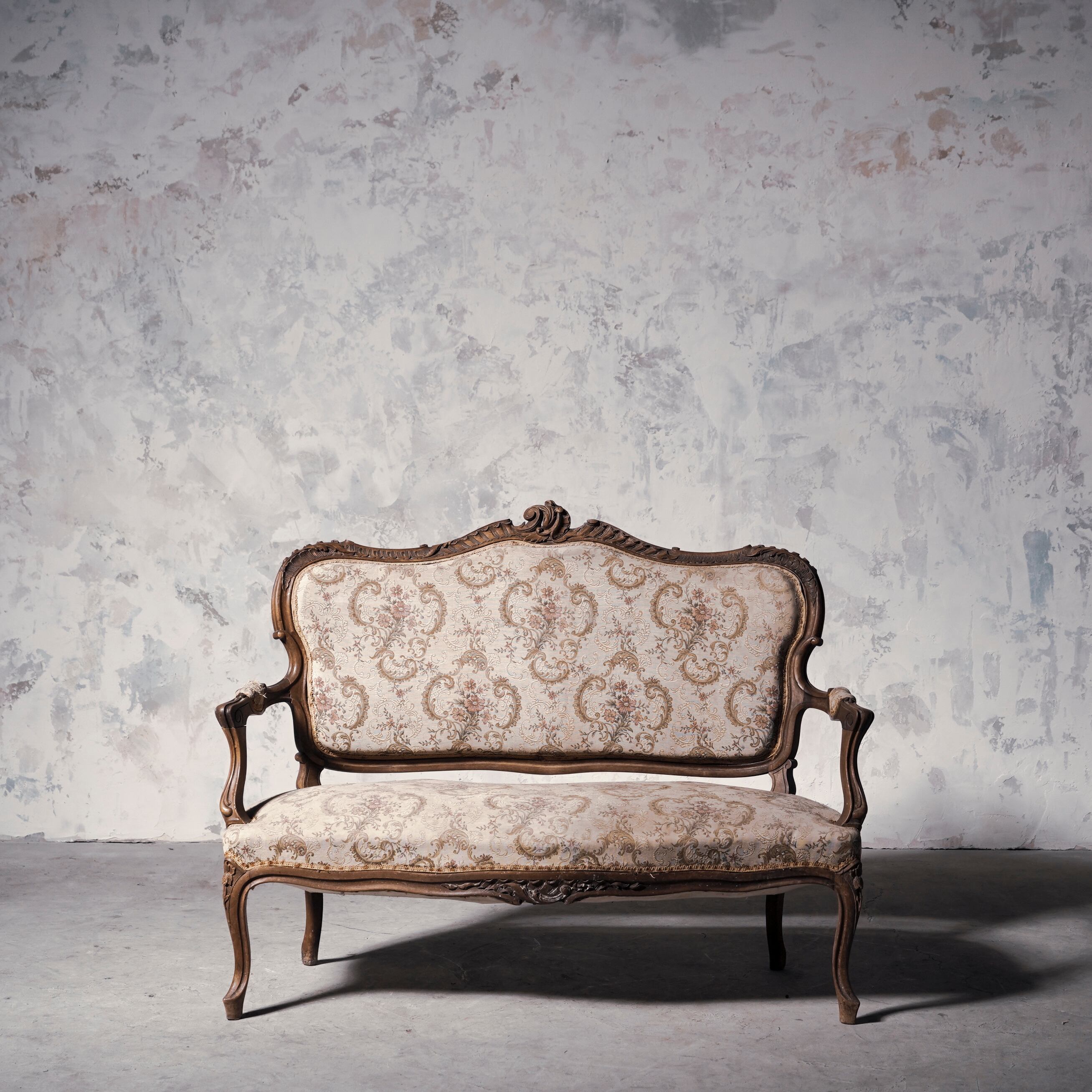 ソファ/2シーター/アンティークソファー/サロンソファー/家具/インテリア/店舗什器/スタジオ/撮影アイテム