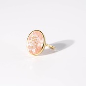 【11号】ピンクルチルクォーツ リング（グラン）