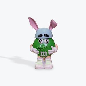 M&M's（エムアンドエムズ）グリーン ディスペンサー フィギュア 水色帽子
