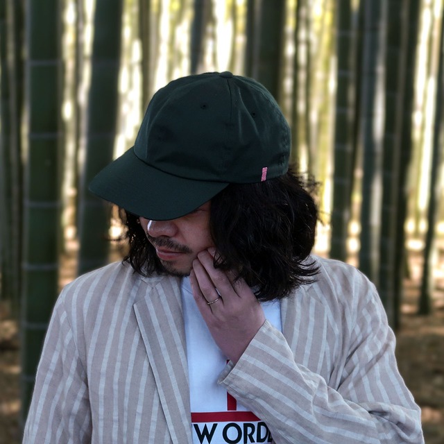 bocodeco｜C/P Washed B.B.Cap -Green-