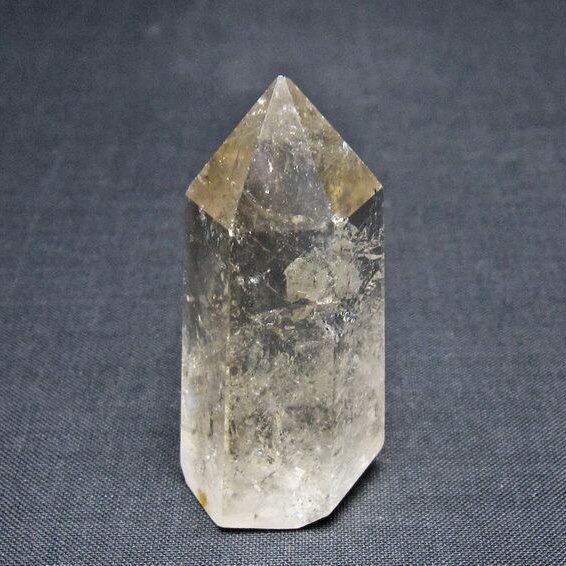 水晶 六角柱 ポイント 置物 一点物 142-11080