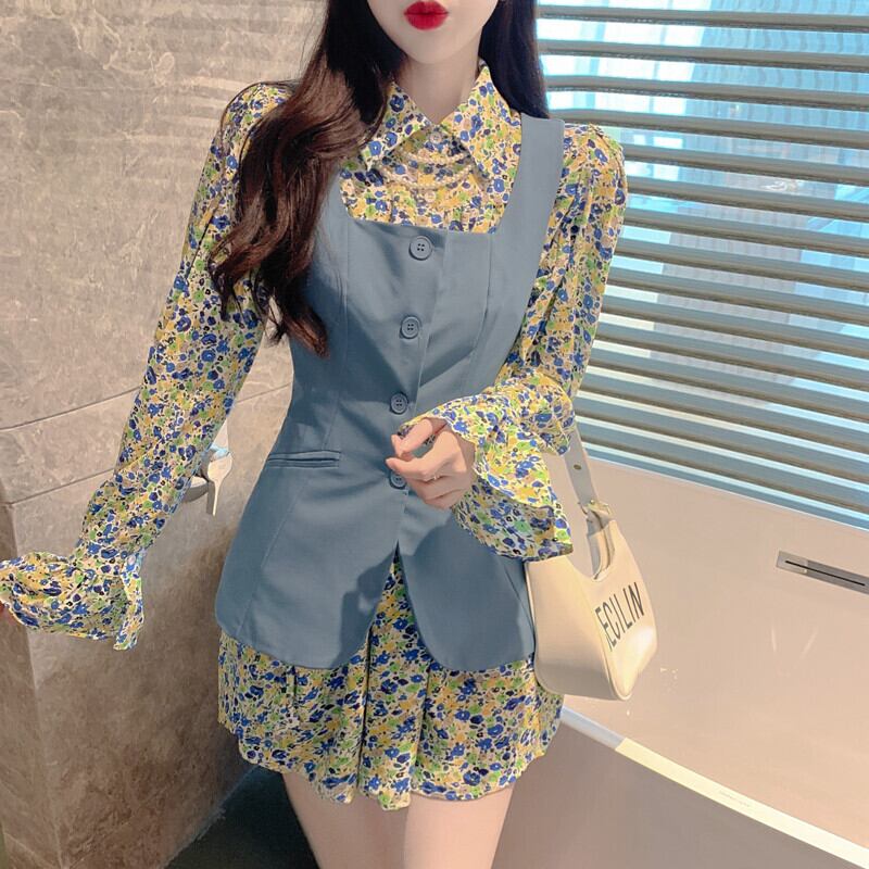 オータムスタンダードドレス セット レトロ 大人ガーリー スウィート キュート カジュアル 秋物 ガールズファッション9716286379