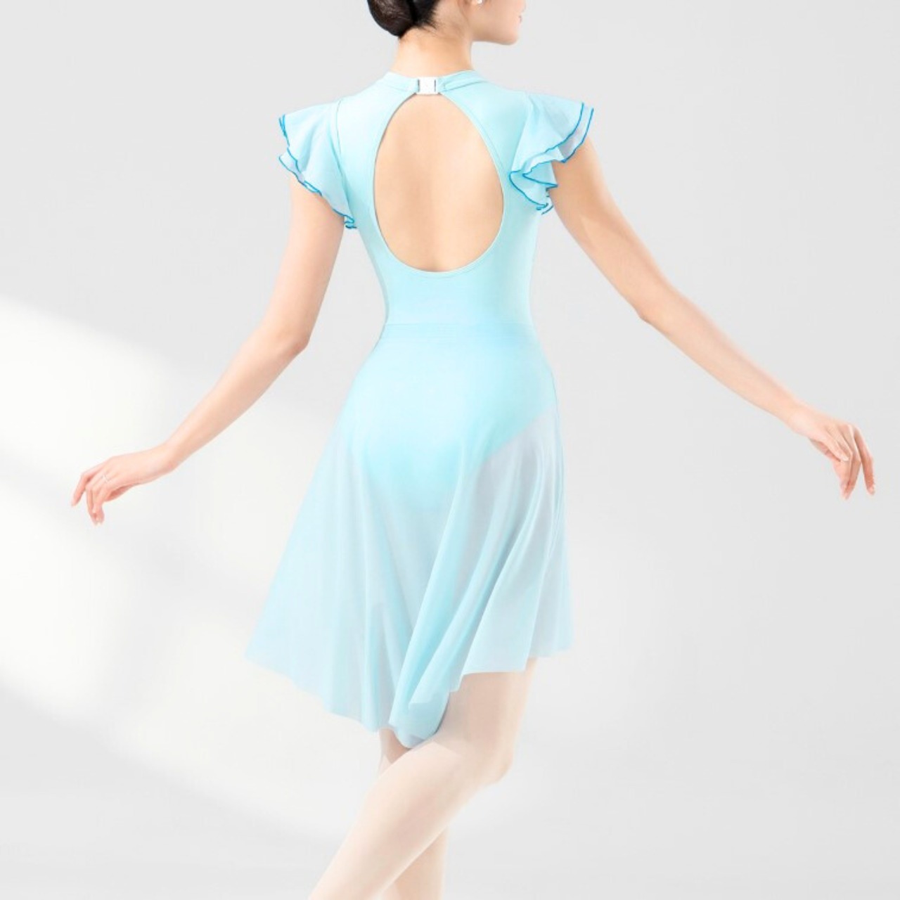 フリルスリーブレオタード 4色展開 L0659