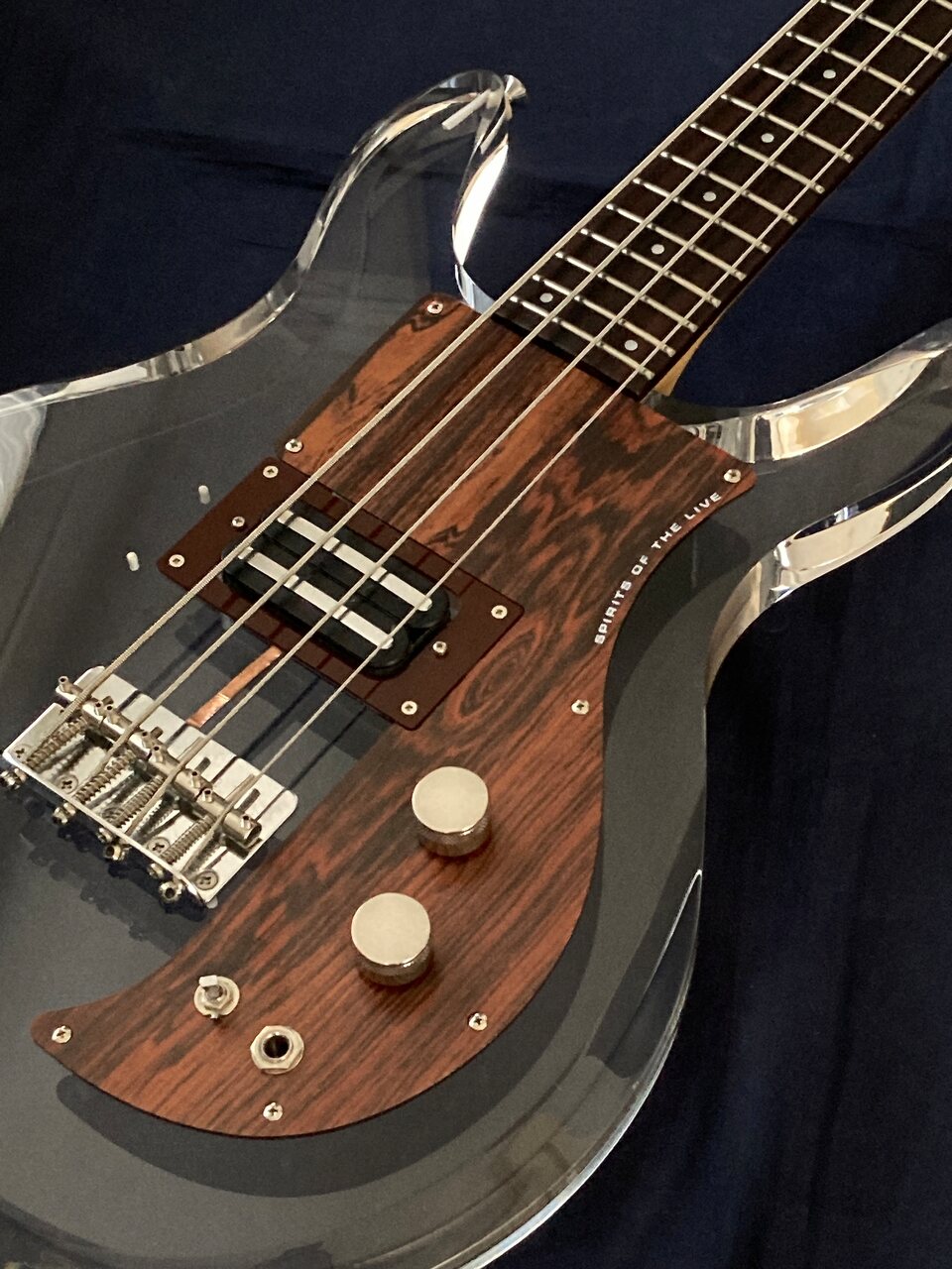 Greco APB-1000 1990s Ampeg Dan Armstrong Lucite model
