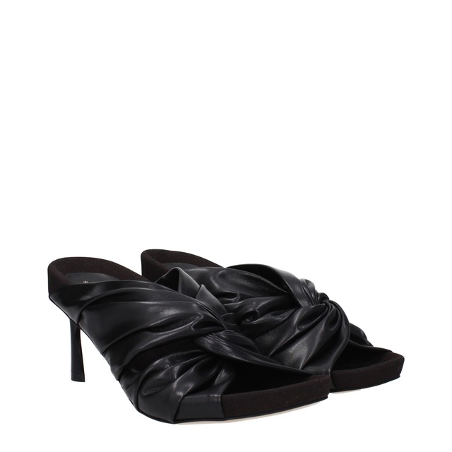 【新品】STELLA MCCARTNEY ステラマッカートニー レディース サンダル フェイクレザー ブラック 810407AP02501000