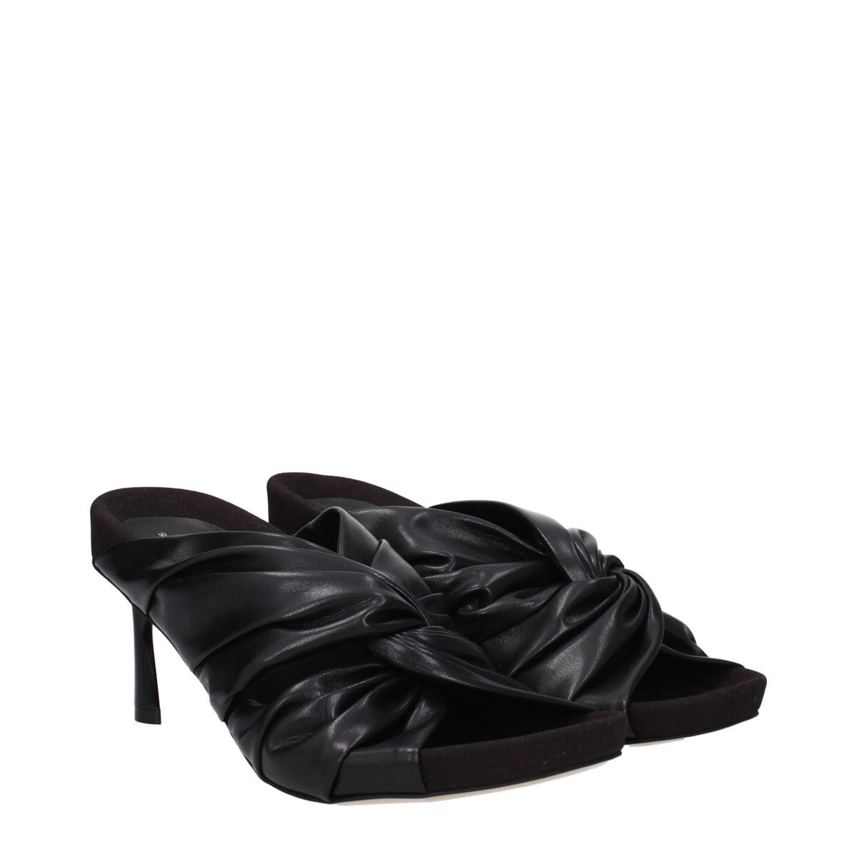 【新品】STELLA MCCARTNEY ステラマッカートニー レディース サンダル フェイクレザー ブラック 810407AP02501000