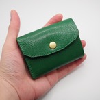 コンパクト3つ折り財布　緑