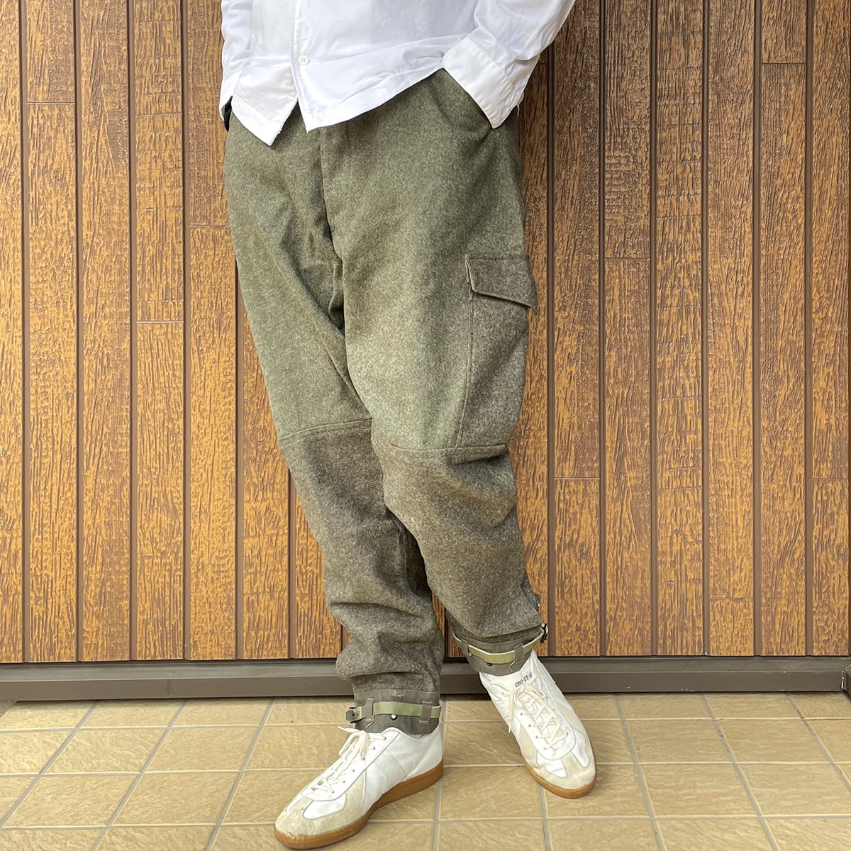 ［DEADSTOCK SWEDISH ARMY M39 WOOL CARGO PANT