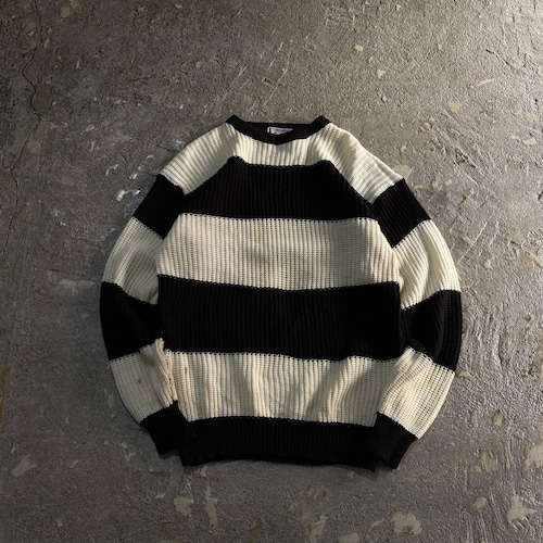 80s〜 Bollni border acryl knit【仙台店】