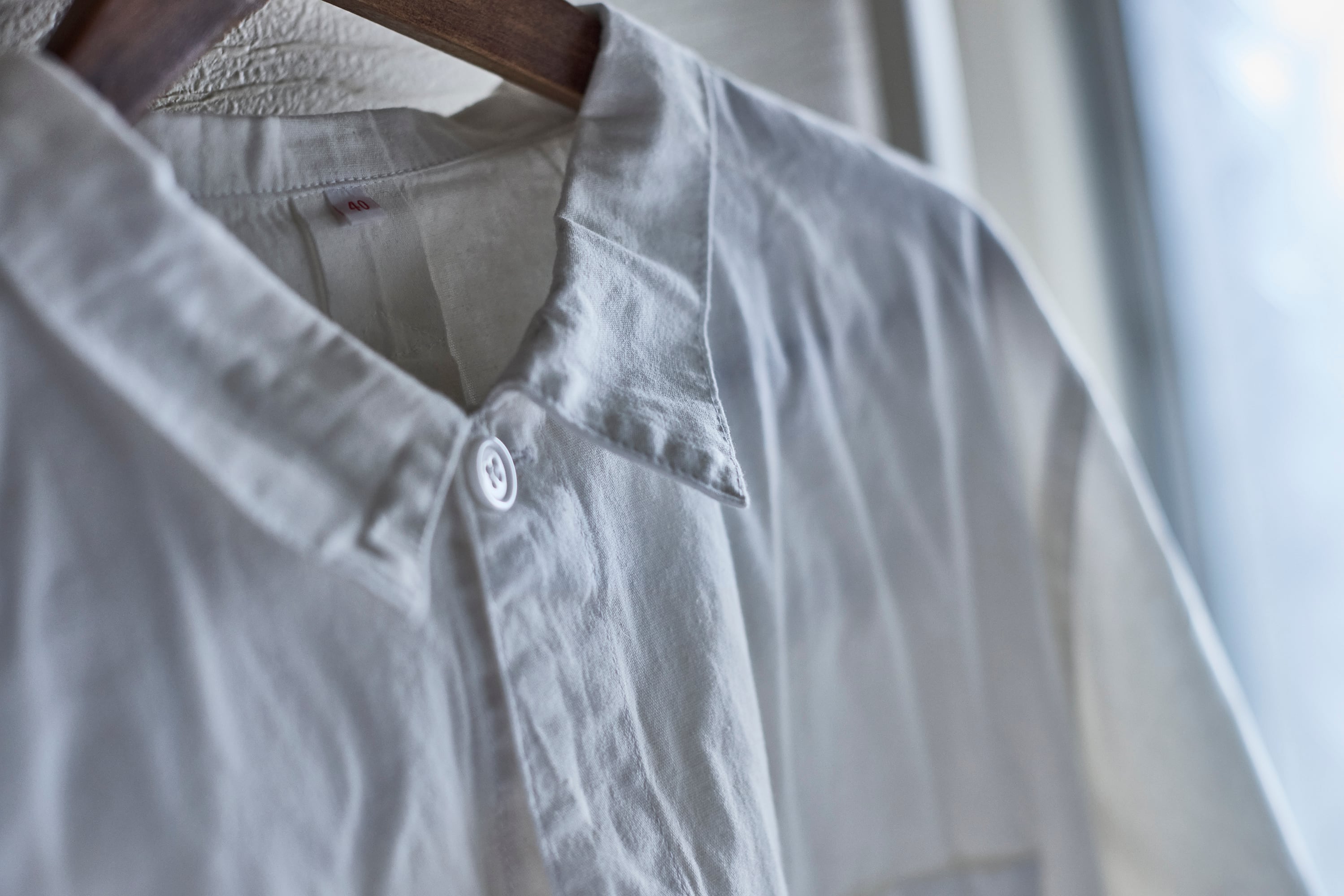 Grandpa shirt white / グランパシャツ ホワイト【SANGOU】 | SANGOU