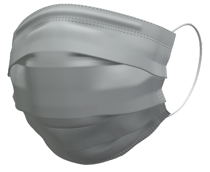 【美】ハッシュマスク レギュラーサイズ クラウディスカイ(単色) 日本製