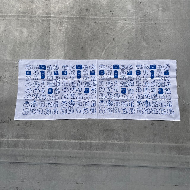 bulldog skateboard shop  / SHOP ORIGINAL 手拭い / ブルドッグオリジナル手ぬぐい