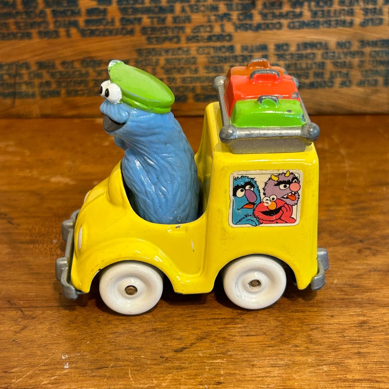 セサミストリート クッキーモンスター ミニカー 80年代 ダイキャスト Sesami Street Cookie Monster MU-298
