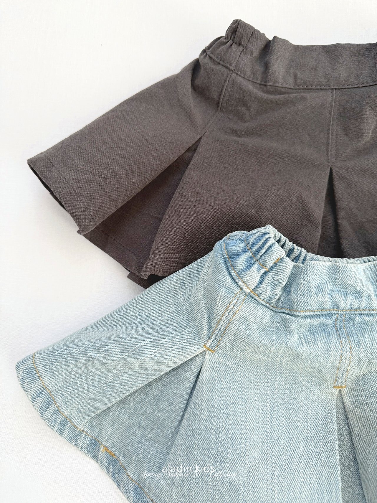 light blue XS［即納］casual jurum skirt pants / aladin 26spring