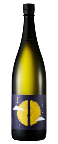 藍膳いうみコラボセット大B_直筆サイン入りポストカード+オリジナルラベル風ステッカー2組付日本酒(セトイチ 月が綺麗ですね1800ml)