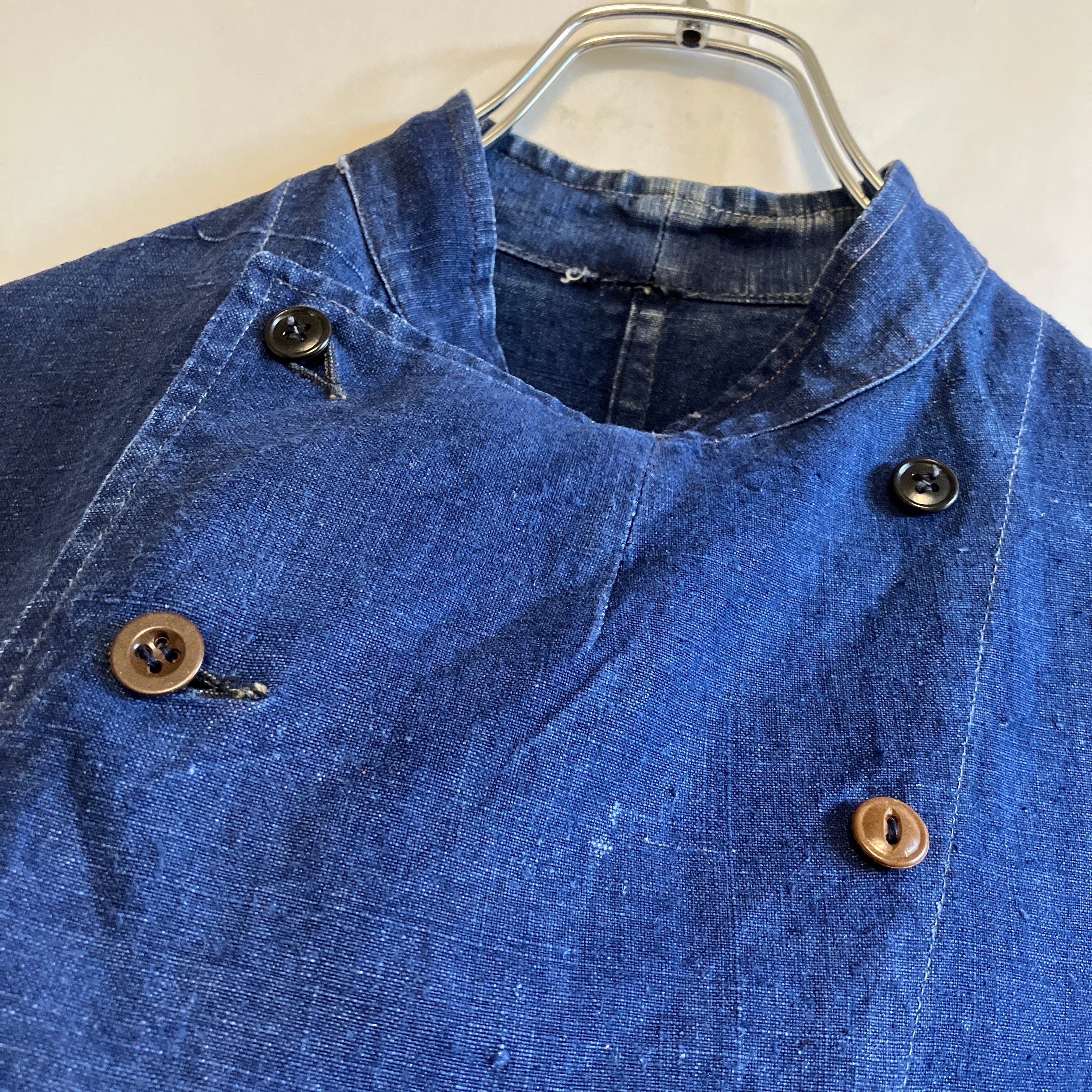 40's FREANCH INDIGO DOBBLE BREST JACKET確認させて頂きます