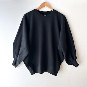 atelier naruse コットンカノコバルーンカットソー　black