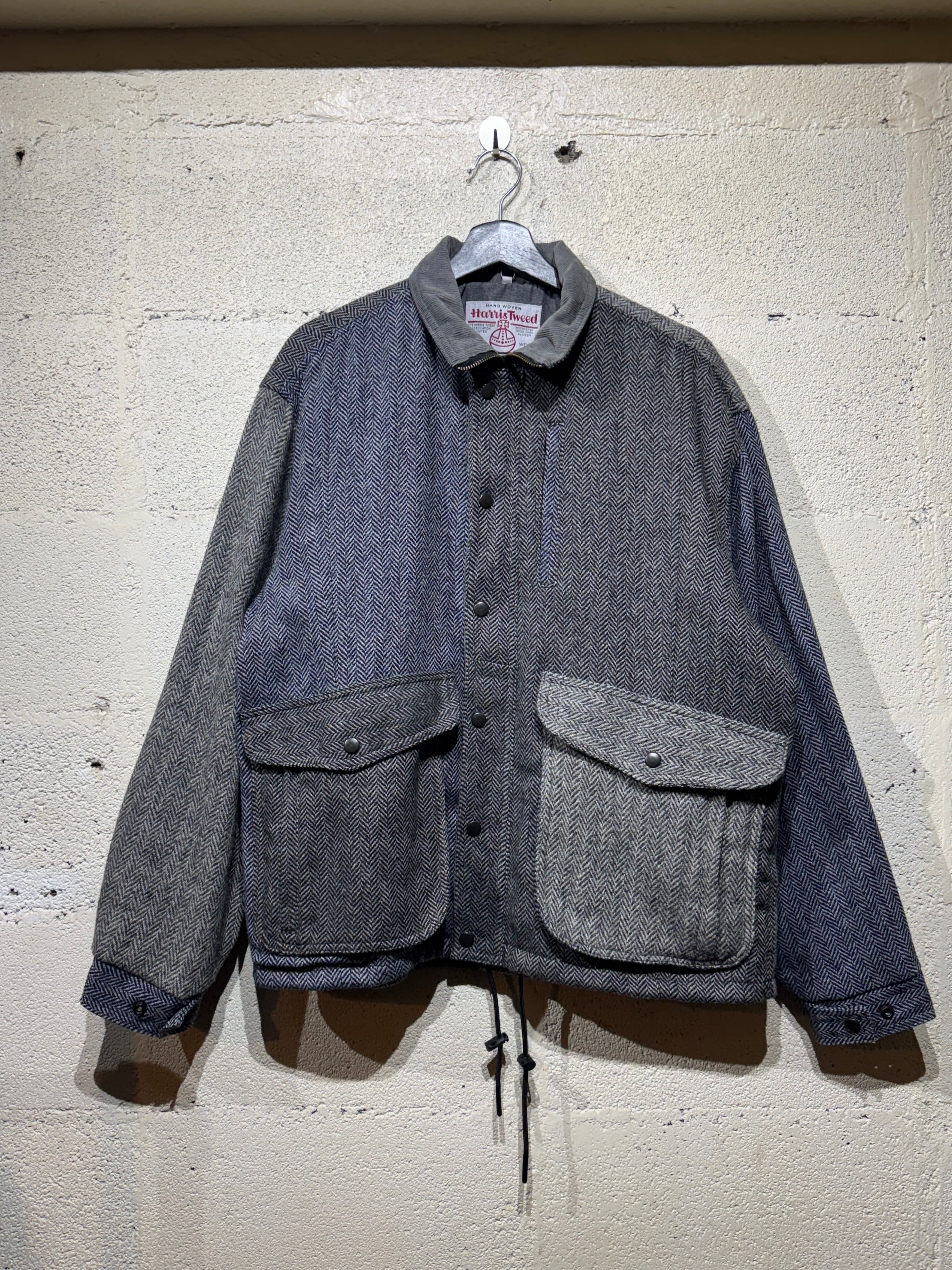 Harris Tweed Baggies Jacket GRAY サイズ2 BG3