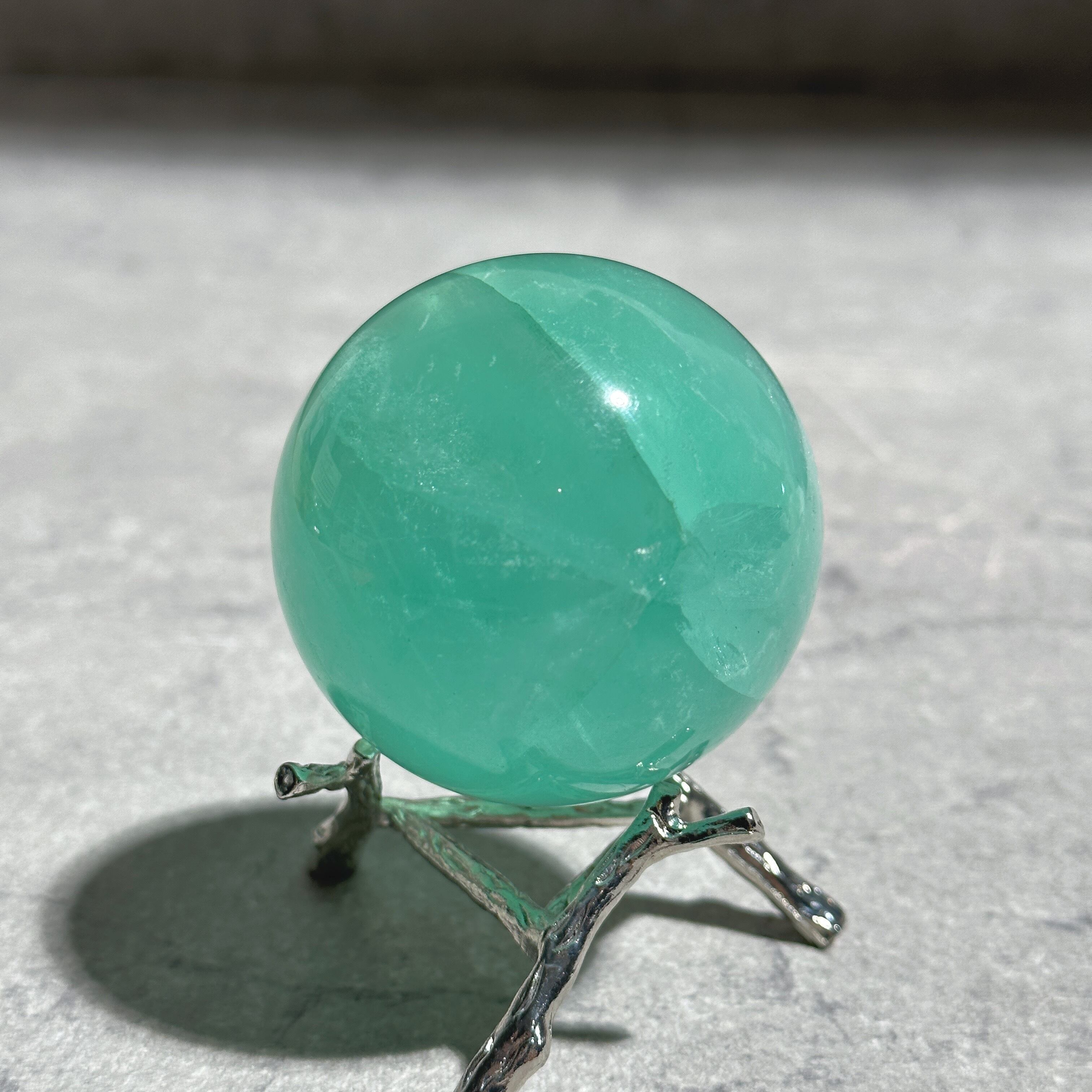 グリーンフローライト スフィア02◇ Green Fluorite ◇天然石・鉱物