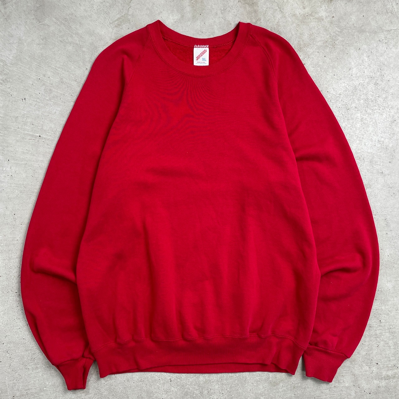 90年代 USA製 JERZEES ラグランスウェット ブランクスウェットシャツ 